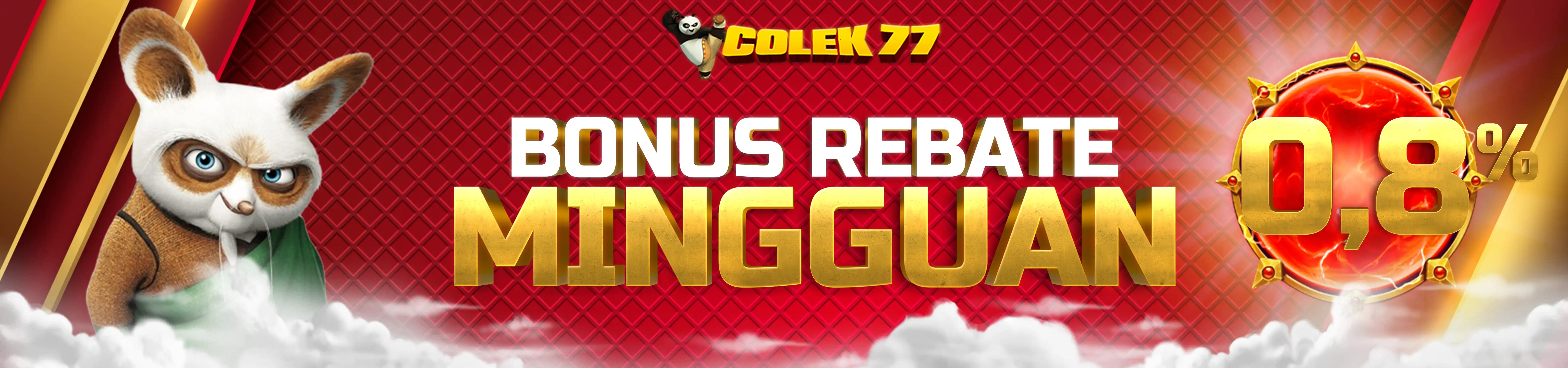COLEK77 BONUS ROLLINGAN MINGGUAN