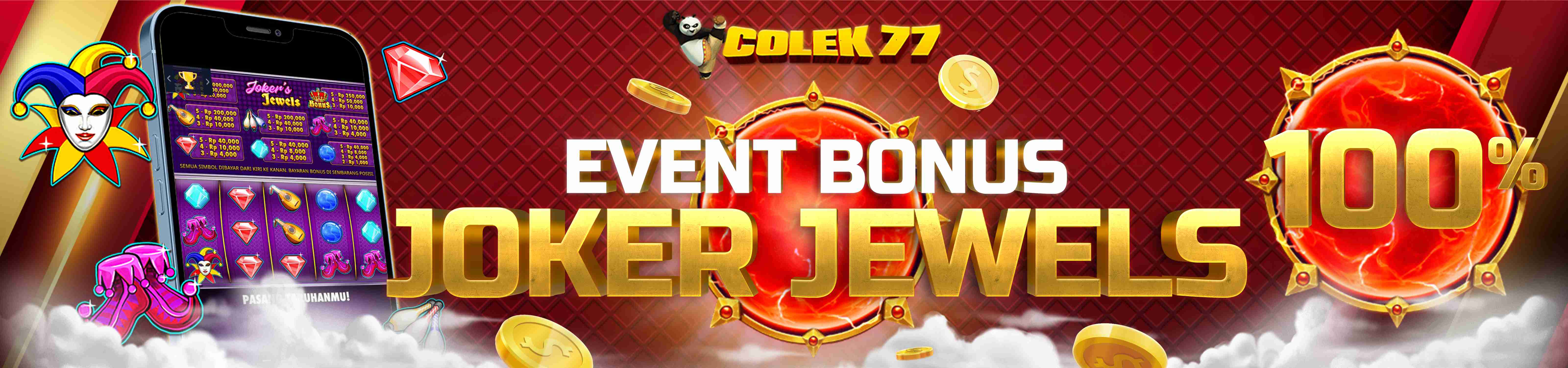 NEW COLEK77 EVENT JOKER JEWELS