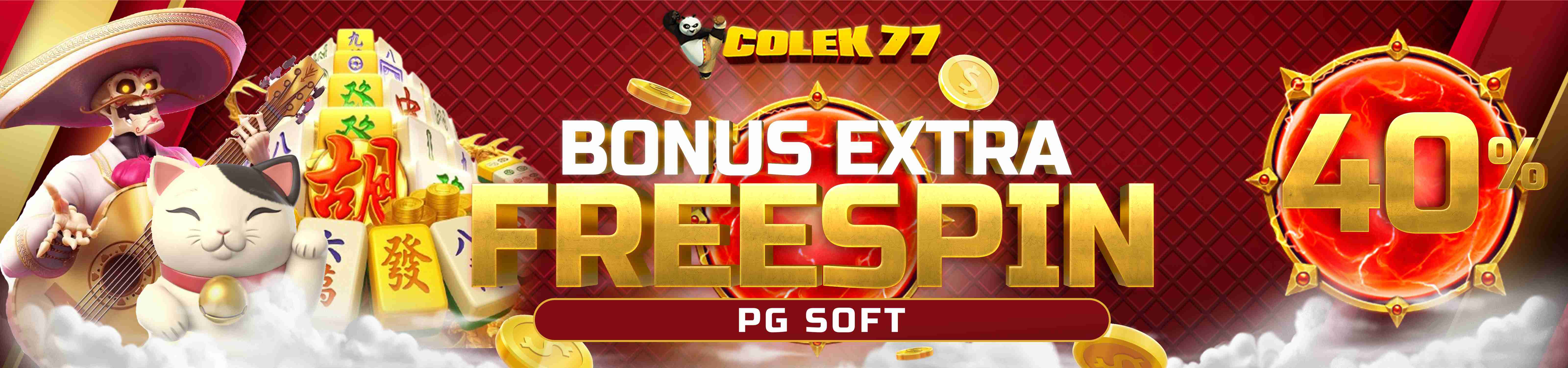 NEW COLEK77 EVENT BONUS FREESPIN PGSOFT