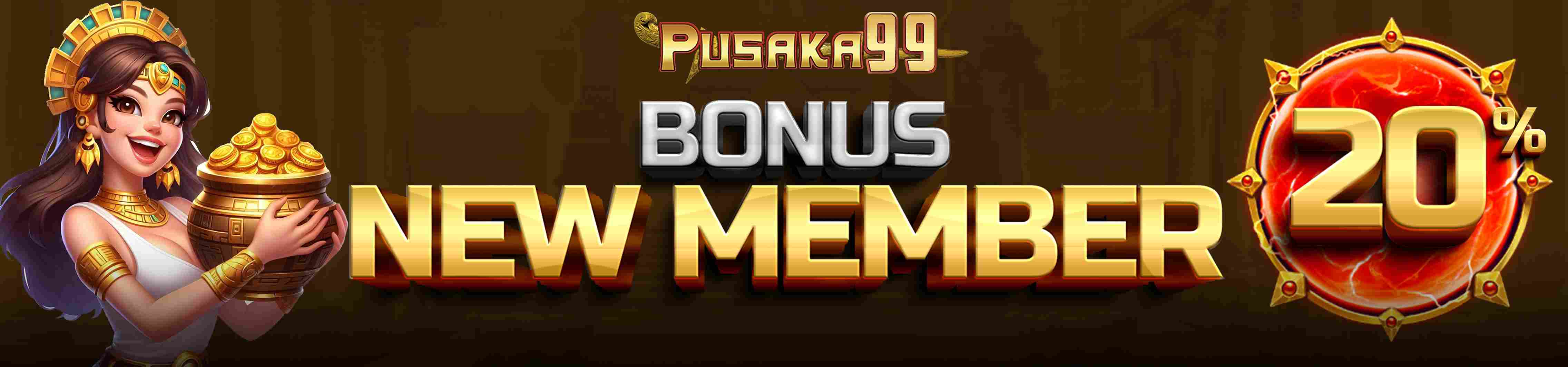 BONUS DEPOSIT NEW MEMBER 20%
